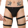 MenSexyWear String avec bandes élastiques Clelio Noir